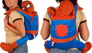 I find this Spiderman backpack which retails for $45 more parasite-on-your-back creepy than cool, but m/b it appeals to you. If so, clic on the pic for the deets. [Source: LikeCool]