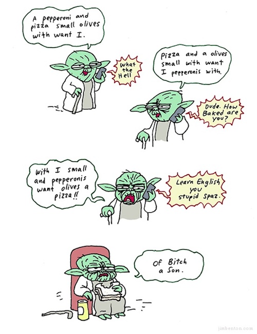Yoda Orders Pizza [One More Thing Before We Go]