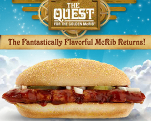 WIN A McRIB! The Five Reasons Why the McRib is the Greatest Fast Food Item of All Time [The Ryan Dixon Line]