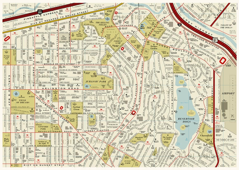 Hollywood Street Map [One More Thing Before We Go]