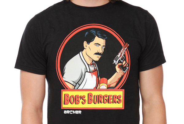 archer bobs burger tshirt