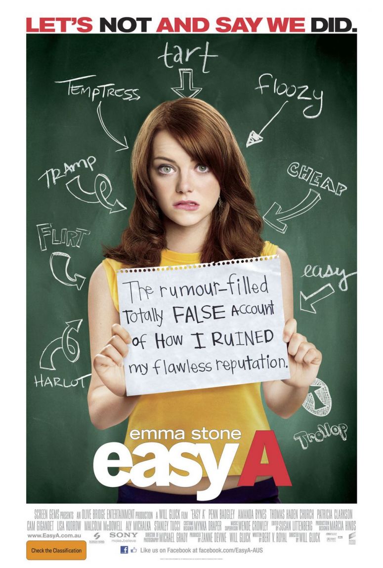 Book Simple: EASY A vs THE SCARLETT LETTER