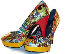 Comic Book Shoes [Nerdy Ish We Found on Etsy]